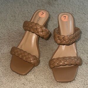 Sincerely Jules Tan Braided Women's Sandals